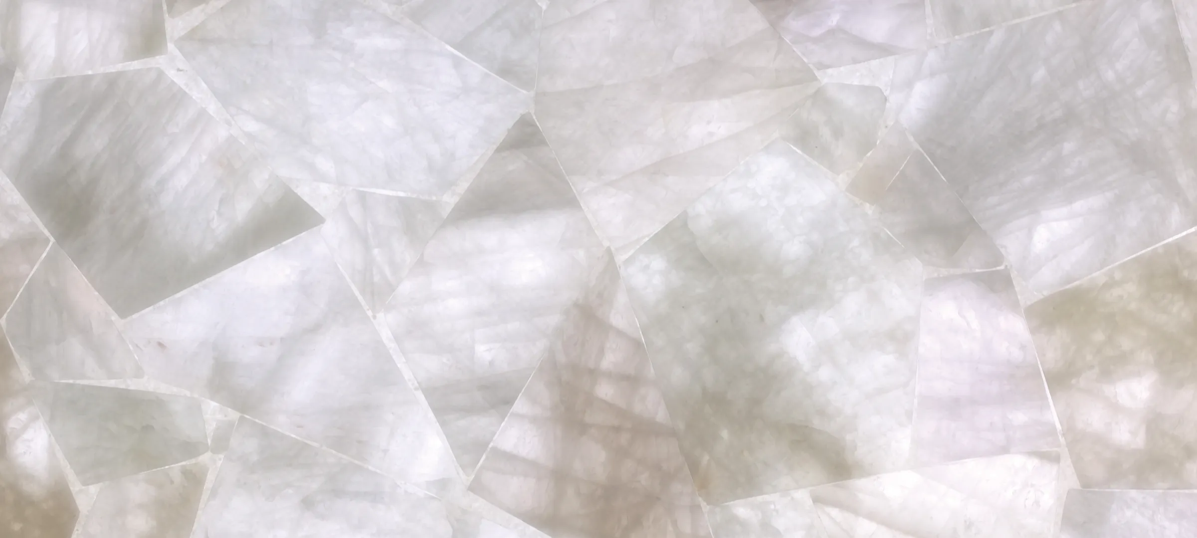 Caesarstone quartz surface with translucent crystalline pattern and natural geometric texture in so